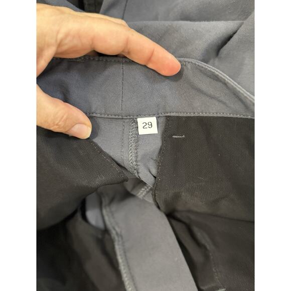 Outlier F Cloth 29x29 Navy Two Way Stretch Nylon Slim Leg Chino Pants - Picture 6 of 8